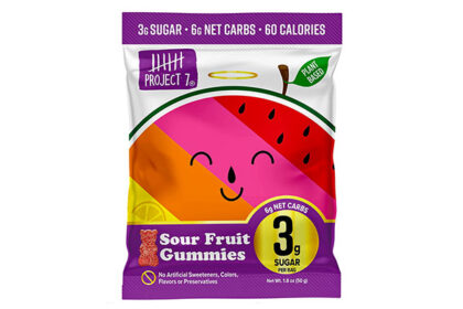 Project 7 Low-Sugar Sour Fruit Gummy Bears